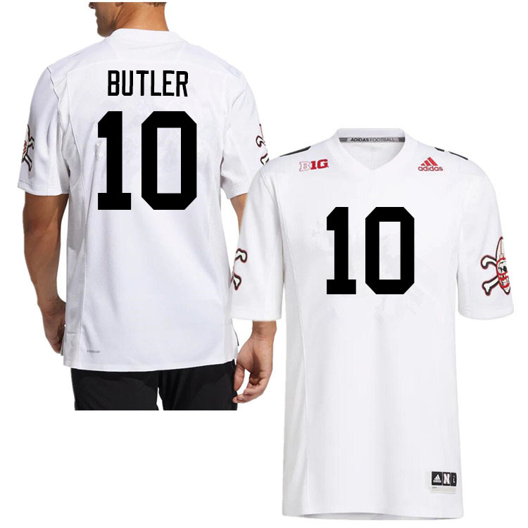 Men #10 Jimari Butler Nebraska Cornhuskers College Football Jerseys Sale-Strategy